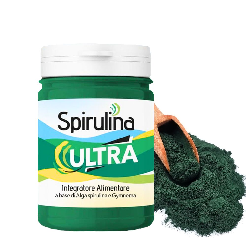 Spirulina Ultra è un integratore alimentare a base di Alga Spirulina e Gymnema. L’alga spirulina ha azione di sostegno e ricostituente e la Gymnema favorisce il metabolismo dei carboidrati e dei lipidi e coadiuva il controllo del senso di fame.