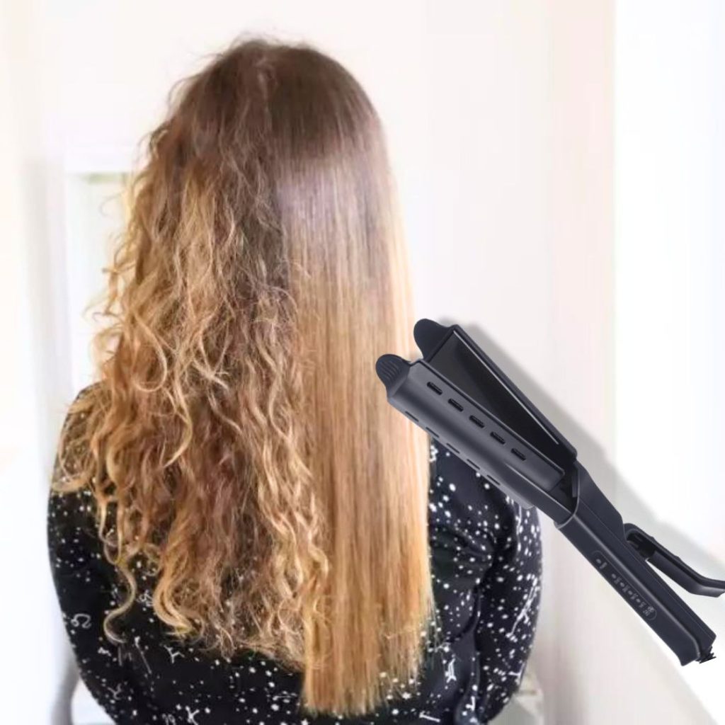 La piastra Hair Pro Style è l'innovativa piastra che permette di asciugare e stirare i capelli in una sola passata. Grazie alla tecnologia integrata di asciugatura, la piastra Hair Pro Style protegge i capelli della bruciatura dovuta all'eccessivo calore dato ai capelli.